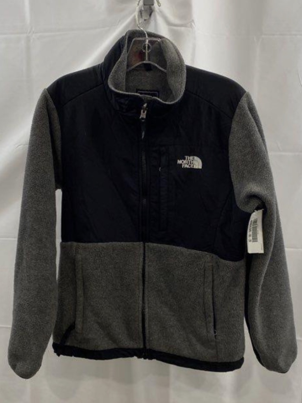 North Face Women's Fleece Pocket Tech Panel Zip Up Sweater - Sz M